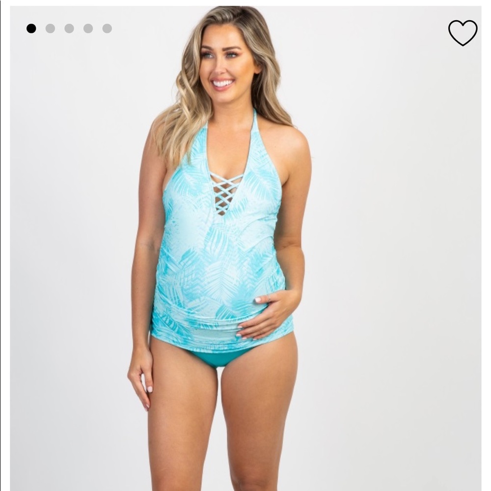 Pink Blush Maternity Swim Tankini